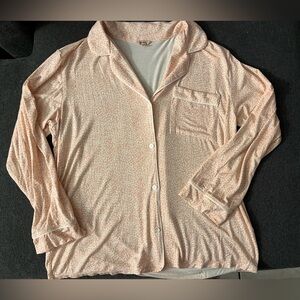 Eberjey Longsleeve Pink Print PJ Top